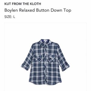 Kut from the Kloth Boylen Flap Pocket Button Down Shirt